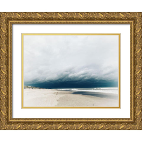 Bleached Storm I Gold Ornate Wood Framed Art Print with Double Matting by Curinga, Kim