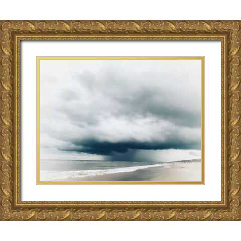 Bleached Storm II Gold Ornate Wood Framed Art Print with Double Matting by Curinga, Kim