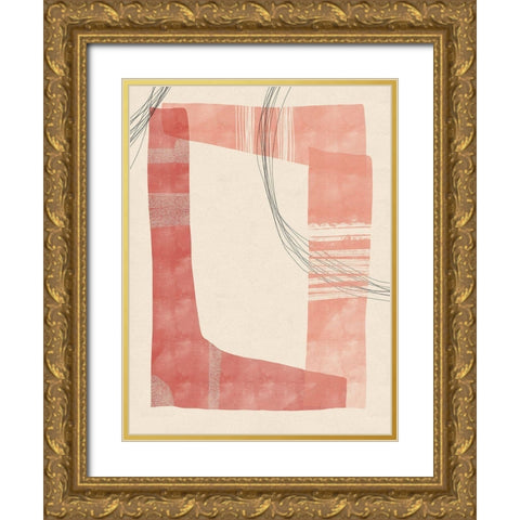 Profound Thought Gold Ornate Wood Framed Art Print with Double Matting by Holman, Nicholas