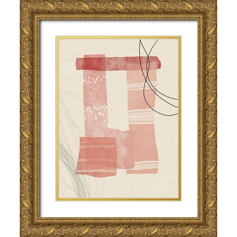 Reflection Gold Ornate Wood Framed Art Print with Double Matting by Holman, Nicholas