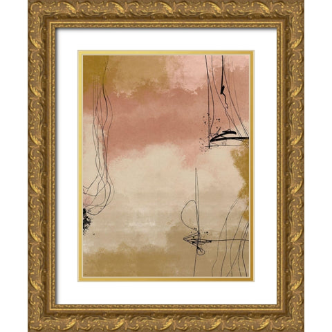 Cloud Gazing I Gold Ornate Wood Framed Art Print with Double Matting by Holman, Nicholas