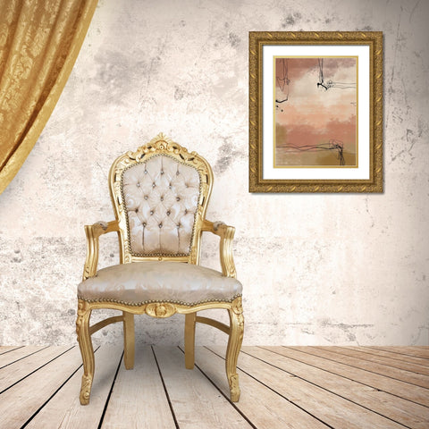 Cloud Gazing II Gold Ornate Wood Framed Art Print with Double Matting by Holman, Nicholas