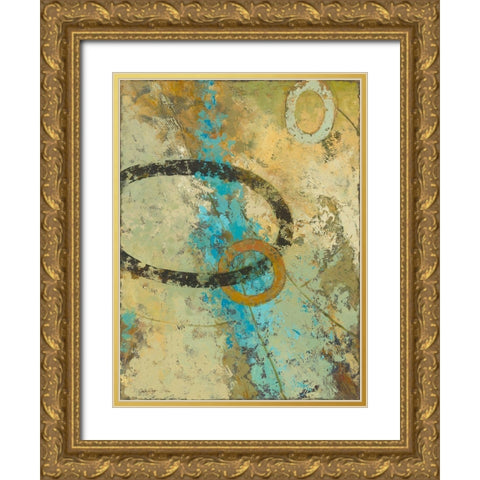 Liberation of Light Gold Ornate Wood Framed Art Print with Double Matting by Joy, Julie