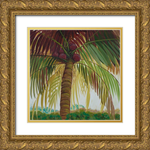 Tropics II Gold Ornate Wood Framed Art Print with Double Matting by Joy, Julie