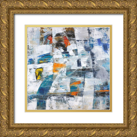 For the Love Gold Ornate Wood Framed Art Print with Double Matting by Joy, Julie