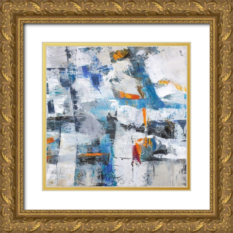 For the Love Gold Ornate Wood Framed Art Print with Double Matting by Joy, Julie