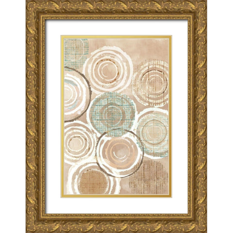 Woven Baskets I Gold Ornate Wood Framed Art Print with Double Matting by Kouta, Flora