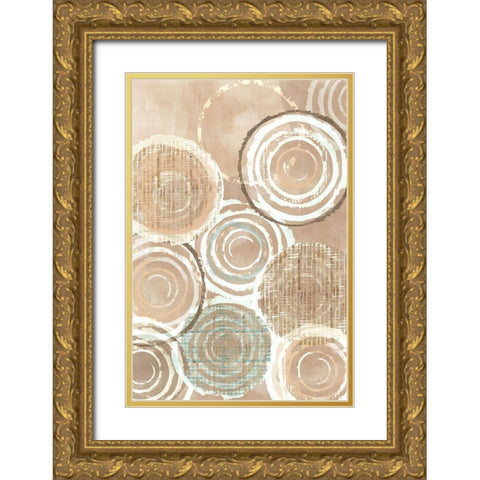 Woven Baskets II Gold Ornate Wood Framed Art Print with Double Matting by Kouta, Flora