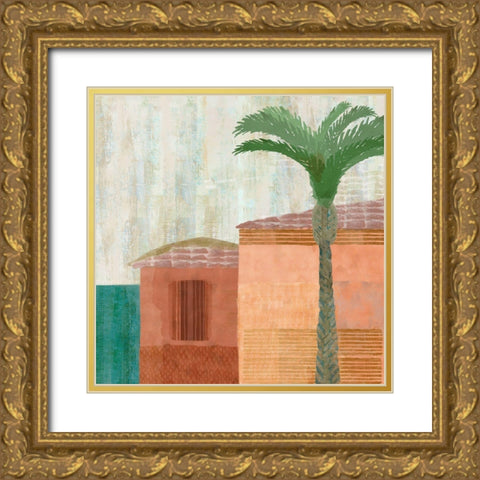 Vivenda Miranda  Gold Ornate Wood Framed Art Print with Double Matting by Kouta, Flora