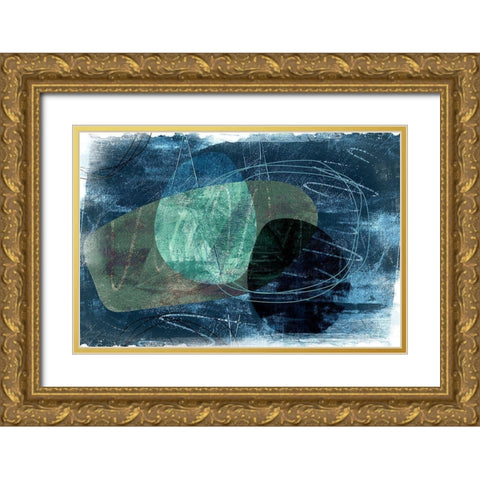 Oracle Gold Ornate Wood Framed Art Print with Double Matting by Naskrent, Delores