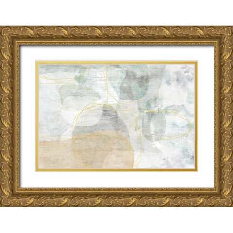 Shaded Outcrop Gold Ornate Wood Framed Art Print with Double Matting by Naskrent, Delores