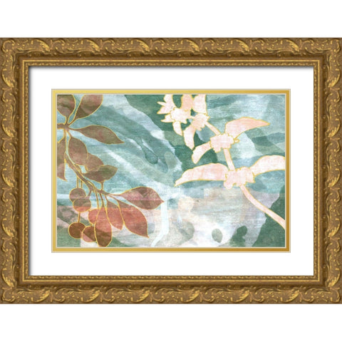 Slight Breeze Gold Ornate Wood Framed Art Print with Double Matting by Naskrent, Delores