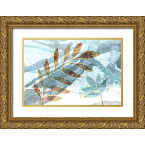 Meadow Scent Gold Ornate Wood Framed Art Print with Double Matting by Naskrent, Delores