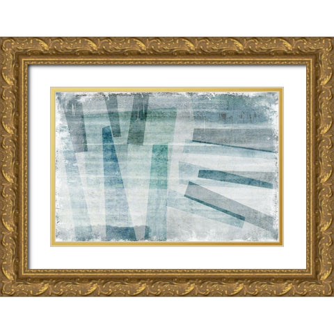 Bridging Gold Ornate Wood Framed Art Print with Double Matting by Naskrent, Delores