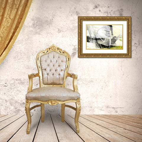 Shout it Out Gold Ornate Wood Framed Art Print with Double Matting by Naskrent, Delores