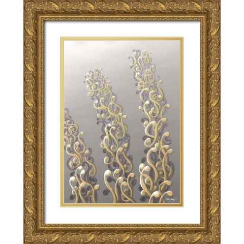 Spacious Rhapsody I Gold Ornate Wood Framed Art Print with Double Matting by Wang, John