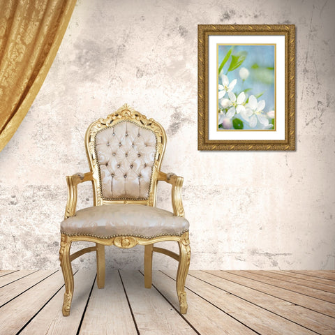 Spring Time Gold Ornate Wood Framed Art Print with Double Matting by Stalus, Judy