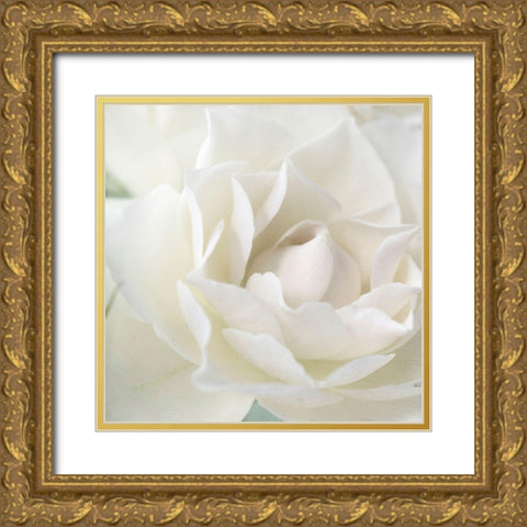 Rose Gold Ornate Wood Framed Art Print with Double Matting by Stalus, Judy