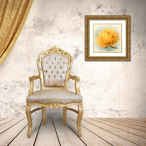 Golden Gold Ornate Wood Framed Art Print with Double Matting by Stalus, Judy