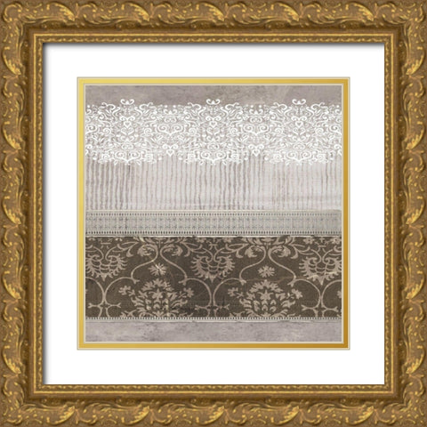 Ornate Blend II Gold Ornate Wood Framed Art Print with Double Matting by Smith, Karen