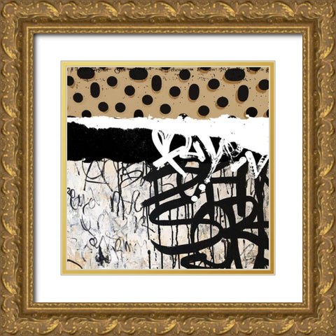 Converse II Gold Ornate Wood Framed Art Print with Double Matting by Smith, Karen