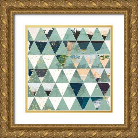 Dimension II Gold Ornate Wood Framed Art Print with Double Matting by Smith, Karen