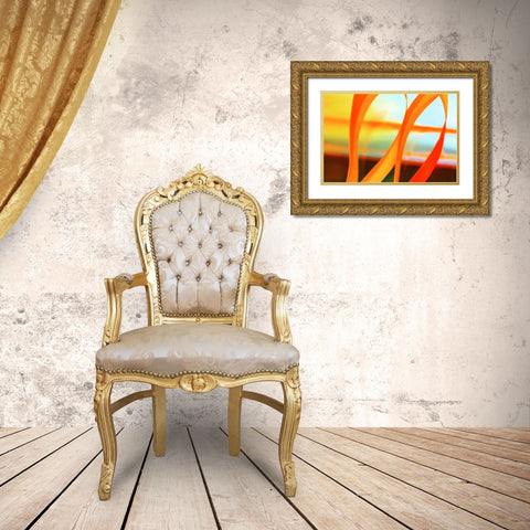 Sun Sky III Gold Ornate Wood Framed Art Print with Double Matting by Surma And Guillen