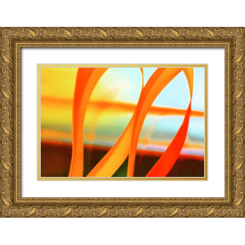 Sun Sky III Gold Ornate Wood Framed Art Print with Double Matting by Surma And Guillen