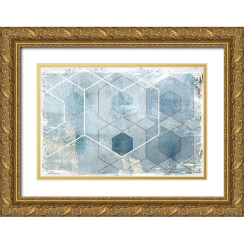 Stringer Gold Ornate Wood Framed Art Print with Double Matting by Naskrent, Delores