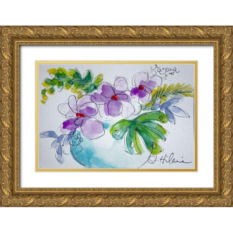 My Sweetheart Gold Ornate Wood Framed Art Print with Double Matting by St Hilaire, Elizabeth