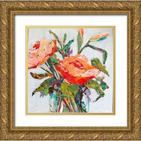 Hacienda Dream Gold Ornate Wood Framed Art Print with Double Matting by St Hilaire, Elizabeth