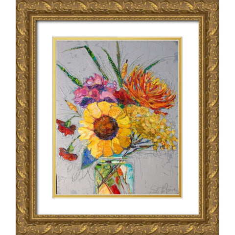 Falling for You I Gold Ornate Wood Framed Art Print with Double Matting by St Hilaire, Elizabeth