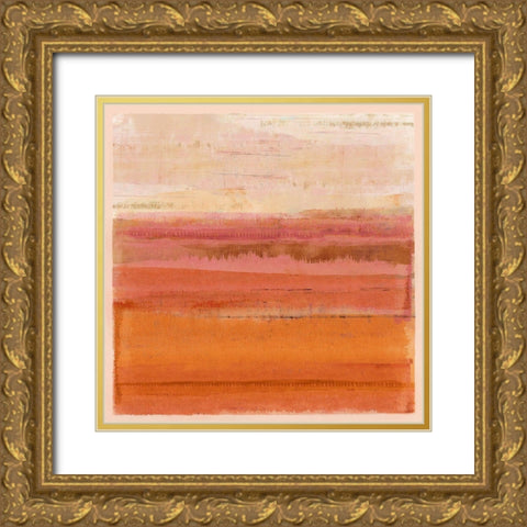 Desert Sunset I Gold Ornate Wood Framed Art Print with Double Matting by Kouta, Flora