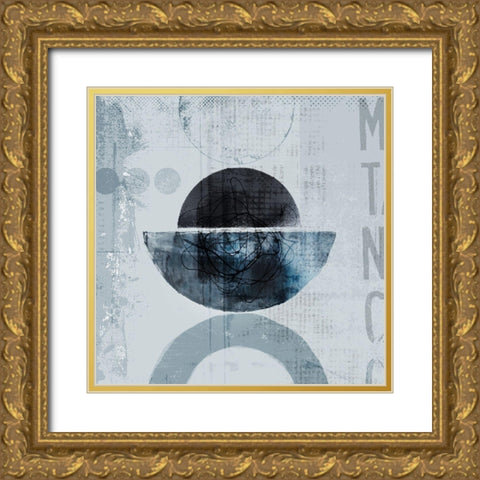 Be Balanced Gold Ornate Wood Framed Art Print with Double Matting by Haase, Andrea