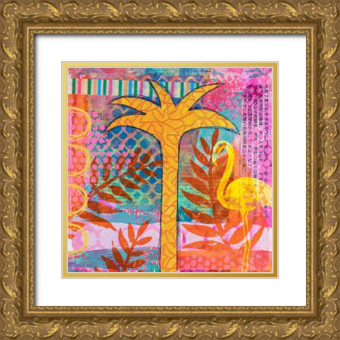 Tropical Stories Gold Ornate Wood Framed Art Print with Double Matting by Haase, Andrea