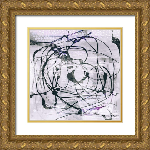 Confused Mind Gold Ornate Wood Framed Art Print with Double Matting by Haase, Andrea