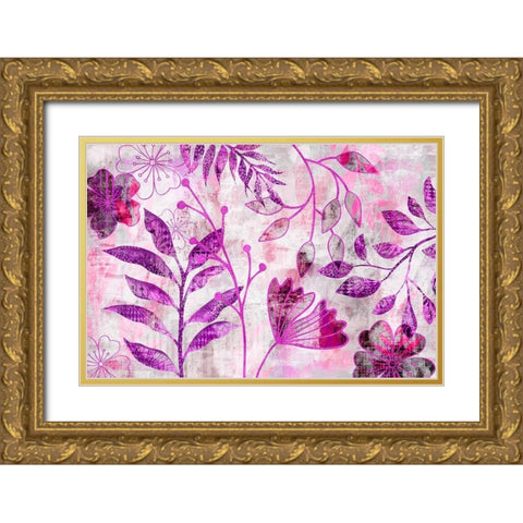 Fantasy Park II Gold Ornate Wood Framed Art Print with Double Matting by Haase, Andrea