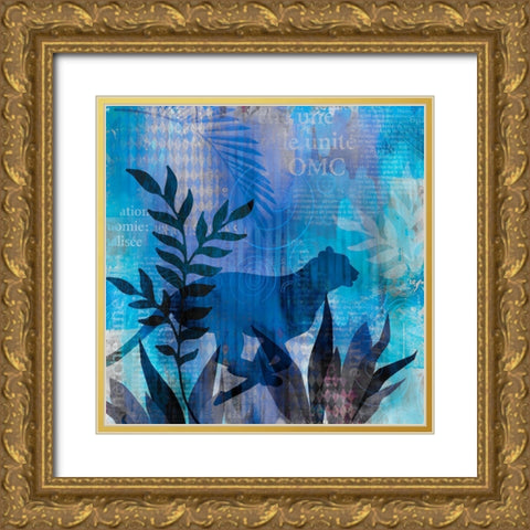 Cheetah of Africa II Gold Ornate Wood Framed Art Print with Double Matting by Haase, Andrea