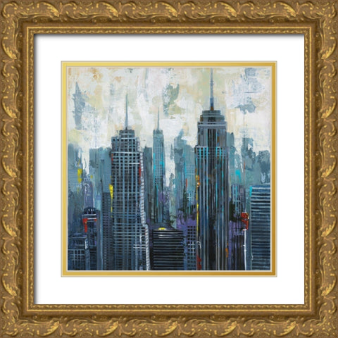 Urban Oasis I Gold Ornate Wood Framed Art Print with Double Matting by Joy, Julie