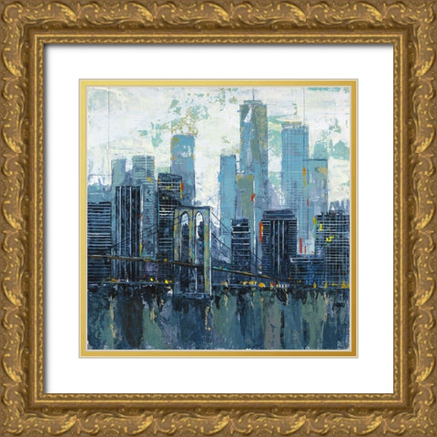 Urban Oasis II Gold Ornate Wood Framed Art Print with Double Matting by Joy, Julie