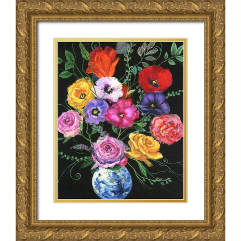 Fresh Pics I Gold Ornate Wood Framed Art Print with Double Matting by Joy, Julie