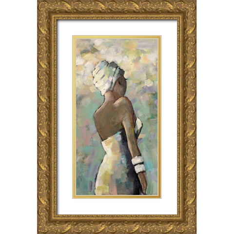 Zizile Gold Ornate Wood Framed Art Print with Double Matting by Eaton, Winnie