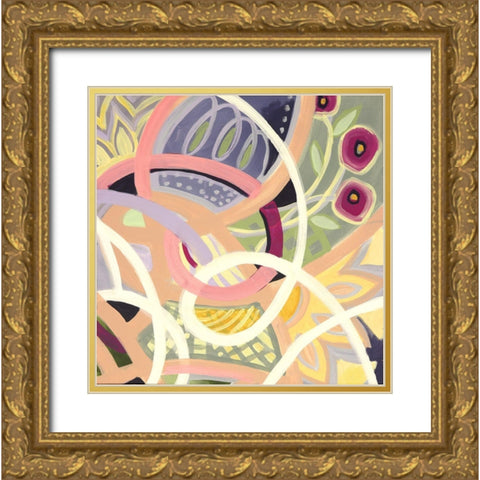 Dreamy II Gold Ornate Wood Framed Art Print with Double Matting by Eaton, Winnie