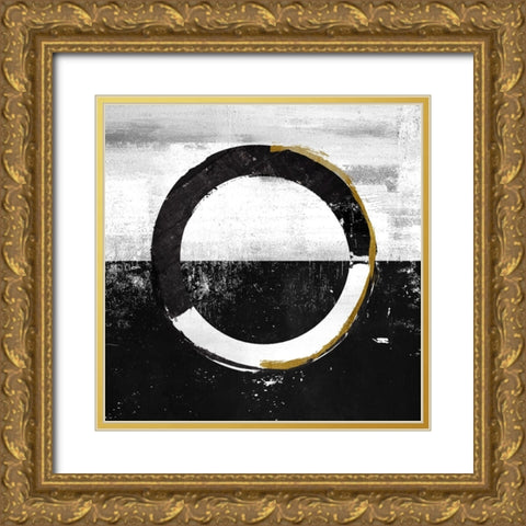 Noughtie II Gold Ornate Wood Framed Art Print with Double Matting by Smith, Karen