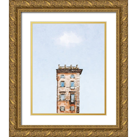 The Apartment Gold Ornate Wood Framed Art Print with Double Matting by Curinga, Kim