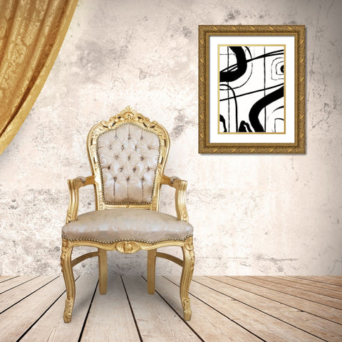 Intersecting Passage I Gold Ornate Wood Framed Art Print with Double Matting by Holman, Nicholas