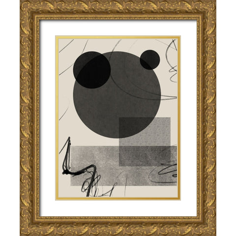 Turn Around I Gold Ornate Wood Framed Art Print with Double Matting by Holman, Nicholas