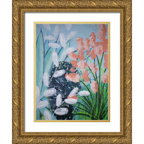 Twilight Trek Gold Ornate Wood Framed Art Print with Double Matting by Hampe, Shelley