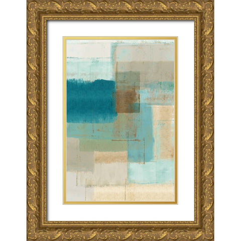 Summer Daze I Gold Ornate Wood Framed Art Print with Double Matting by Kouta, Flora