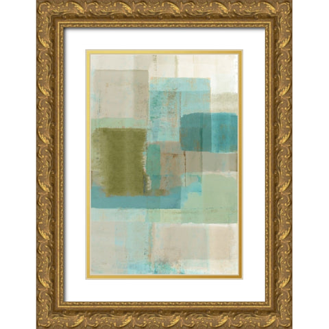 Summer Daze II Gold Ornate Wood Framed Art Print with Double Matting by Kouta, Flora